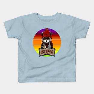 Cat Mother Coffee Lover Kids T-Shirt